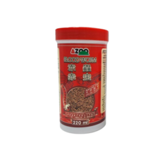 AZOO 乾燥紅蟲飼料 上浮型, 1個, AZ80042赤蟲-220ml/20g, 220ml