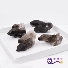 鑫運來 茶晶簇(100-150g) 款式隨機出貨 天然茶晶擺件, 1個