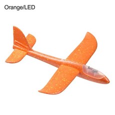 RC 비행기 EVA USB 충전 폼 전기 항공기 핸드 스로우 비행 글라이더 DIY 모델, 4.orange