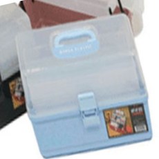 미술도구 보관함 블루 372x206x180 미술박스 아트함 휴대용