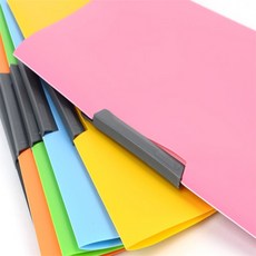 무지개샵 클립홀더 불투명 화일 케이스 a4파일케이스