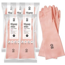 모스트픽 더 길어진 끈질긴 니트릴 고무장갑, 봄꽃색, M, 5세트