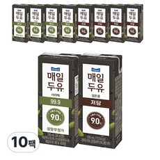 매일두유 서리태5+검은콩5 190ml 총10팩