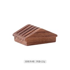 에스프레소 커피 필터 스크린 거치대 커피 만들기 퍽 스크린 브래킷 나무 호두 스탠드 랙 51mm 54mm 58mm 퍽, [01] Walnut wood-4