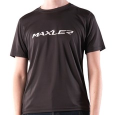 맥슬러 시그니처 쿨론 라운드 차콜 반팔티, XL