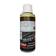 자동차 헤드라이트복원제 (재료포함) 차 전조등 라이트 변색 훈증 복원 복구 스프레이, 1개