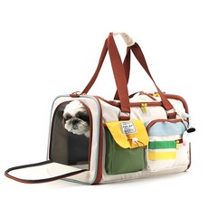퍼피허그 Tripet 강아지 산책가방 이동 가방 고양이 애견 캐리어 기내용 컨넬 카시트 슬링백, 1개, 단품