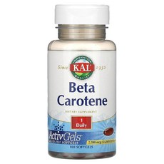 베타 카로틴 7500mcg(25000IU) 100정 비타민A 활성산소, 1개