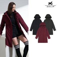 골프 후드 미들패딩 여성 3컬러 택1 952068
