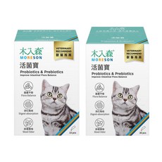 木入森 MORESON 活菌寶 Probiotics & Prebiotics 改善腸道菌叢平衡 15入, 1個, 貓【活菌寶】30包