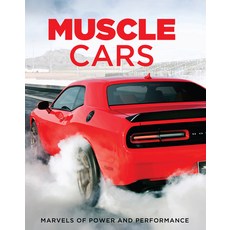 (영문도서) Muscle Cars: Marvels of Power and Performance (Red) Hardcover, Publications International,..., English, 9781639383740
