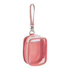 【在台現貨，當日寄出 開發票 】日本 LIHIT LAB 痛包 透明娃包 遛娃包 收納包 立牌包 娃包 曬娃包 myfa, 珊瑚紅, 1個
