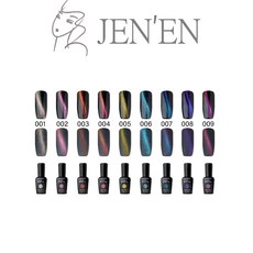 JEN'EN 貓眼凝膠指甲油, 1個, 星河貓眼01