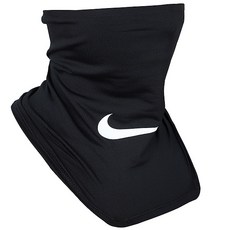 NIKE Logo圖案運動頸套+時尚口罩, Black