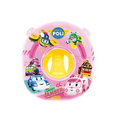 로보카폴리 엠버 베이직 쿠션보행기 튜브, 핑크, 1개