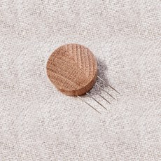 100% 원목 우드 꼭고핀 벽지핀, 1개, 오크