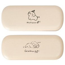 하이효 코지 퍼피 가죽 하드 안경케이스 1+1 (안경닦이 포함)