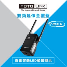 TOTOLINK EX1800L AX1800 WiFi 6 無線訊號延伸器, 1個