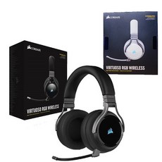 CORSAIR VIRTUOSO RGB WIRELESS 7.1無線耳機, 黑色