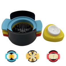 KWBLWF 데빌드 메이커 U2013 IN 슬라이서 주방 과일 스틸 블레이드 안전 스테인리스 부드러운 달걀 헤비 기기용 도구 포함 콤보 식기세척기 듀티 피어서 삶은 컴팩트