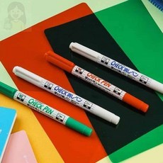 쏘굿픽 지워지는펜 체크펜 세트, 체크 세트 녹색