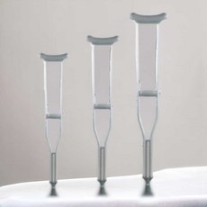 환자용 걸음보조기 고급 알루미늄목발 보행보조기 요양원목발 고령자용, 대 (신장 177cm이상), 1개