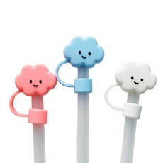 [3개세트] 빨대 마개 스탠리 텀블러 호환, 1세트, 4뭉게구름 3종