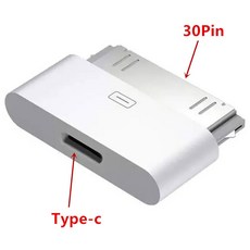 USB C 타입 4S 8핀 어댑터 전송 터치용 30핀 및 충전 3 4 데이터 변환, Type c to 30Pin