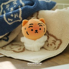 ARONSHOP MUZIK TIGER 浴袍橘胖虎造型吊飾, 1個, 吊飾-浴袍橘胖虎款