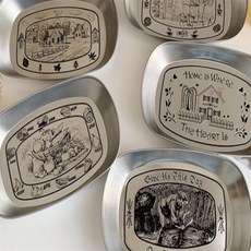 정맨마켓 철제 쟁반 카페트레이, 과일