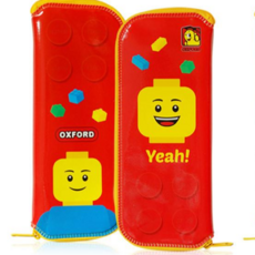 옥스포드 수저지퍼케이스, 레드, 1개