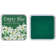 보스케 플라워컬러 스탬프 잉크패드, 1개, 엠프티 블루그린