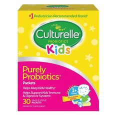 컬처렐 Culturelle 프로바이오틱스 키즈 파우더 패킷 영양제, 50개