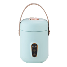 캠핑 밥솥 세라믹 내솥 1~2인용 보온 도시락, 민트, 1개, 민트