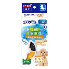 日本 GEX 遠紅外線濾棉 釩離子濾棉 活性碳 循環飲水器, 1個, 57641犬用軟化水質濾棉半圓形