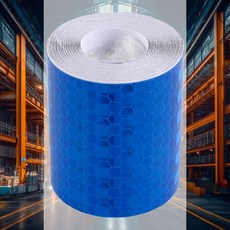 벌집 반사테이프 5cmx3M 블루 액세서리 화물차 랩핑지 몰딩 데칼 휠스티커