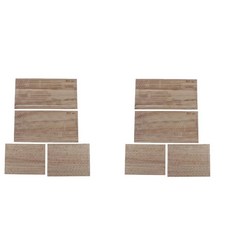 shangren 2Pcs 1/35 디오라마 탱크 브리지 빌딩, 180x120x65mm, 나무, 나무