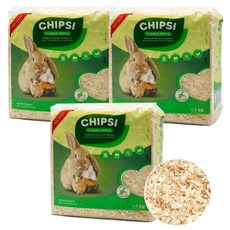 칩시 가문비나무&전나무 칩스 소동물베딩 그린애플 15L(1kg), 3개, 1kg