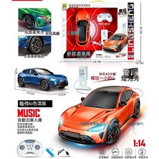 DIU 兒童大號無線遙控車男孩電動遙控車跑車賽車機構新年禮品大禮盒, 1個, 935-190遙控新能源跑車【顏色隨機】:如圖