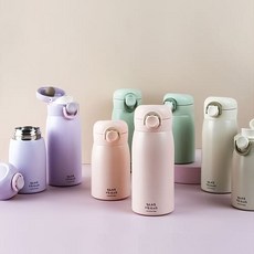 해피온 베어 프렌드 보온보냉병 260ml, 1개, 핑크 260ml