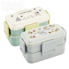 토토로 2단 도시락 600ml 어린이집도시락통 과일도시락통, 토토로 행진