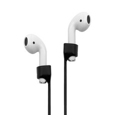 Airpods Pro/3/2/1 專用磁吸防丟繩 藍芽耳機線 運動防掉落 柔韌耐拉扯 多色選擇, 1個, 典雅黑