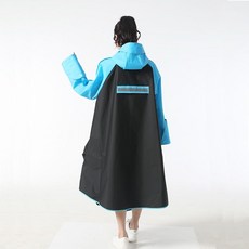 女士成人加長拉鏈雨衣