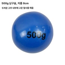 투포환 연습 입시준비 체대 5kg 공 3kg 던지기, 500g 블루, 1개