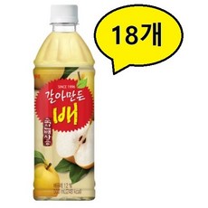 해태음료 갈아만든 배, 500ml, 18개