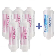 생활건강 노비타비데 필터 호환 BF-150 이온정수필터 X 5+1개, 5개