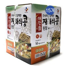CJ 해찬들 구수하고 담백한 재래식콩된장, 14kg, 15개