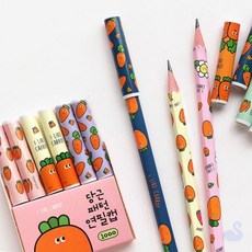 RS 연필뚜껑캡 연필심보호캡 6p 무한연필 점보연필캡