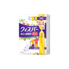 위스퍼 안심초흡수 150cc 44장 오줌누기 패드 소변 패드 단번에 오는 모래도 안심, 1개