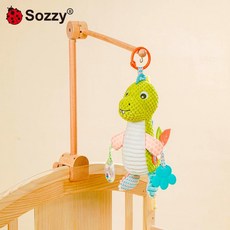 Sozzy 嬰兒安撫拉鈴推車掛件, 恐龍拉鈴, 1個
